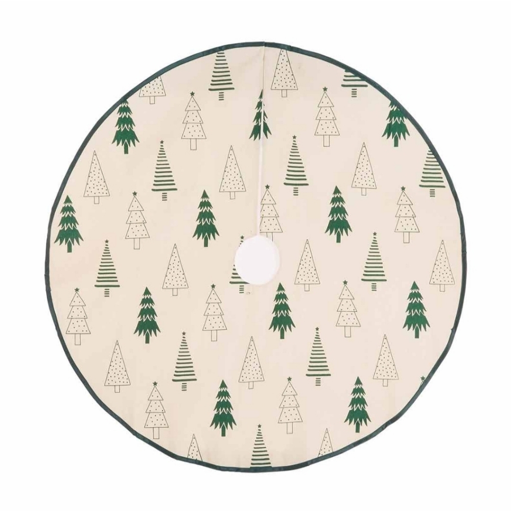 NEW Holiday Style Woodland Trees Modern Tree Skirt Christmas Nature Lodge 38"